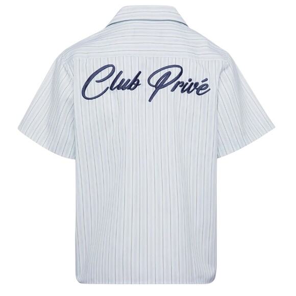 Homme + Femme Private Island Button Down White Large HFSS202474-3 - Picture 2 of 11